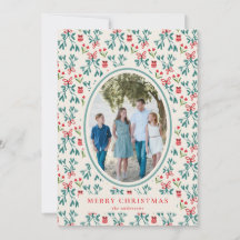 Traditional Gren och Red Grand Millenial Mönster