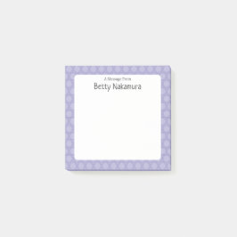 Traditional Japanese Lattice Pattern Post-it Block