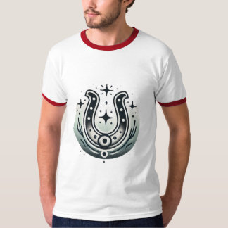Traditional Lucky Horseshoe Tattoo T-Shirt