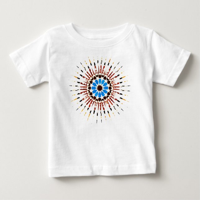 Traditional Moroccan Zellige T Shirt (Framsida)