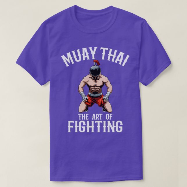 Traditional Muay Thai Fighter T Shirt (Design framsida)