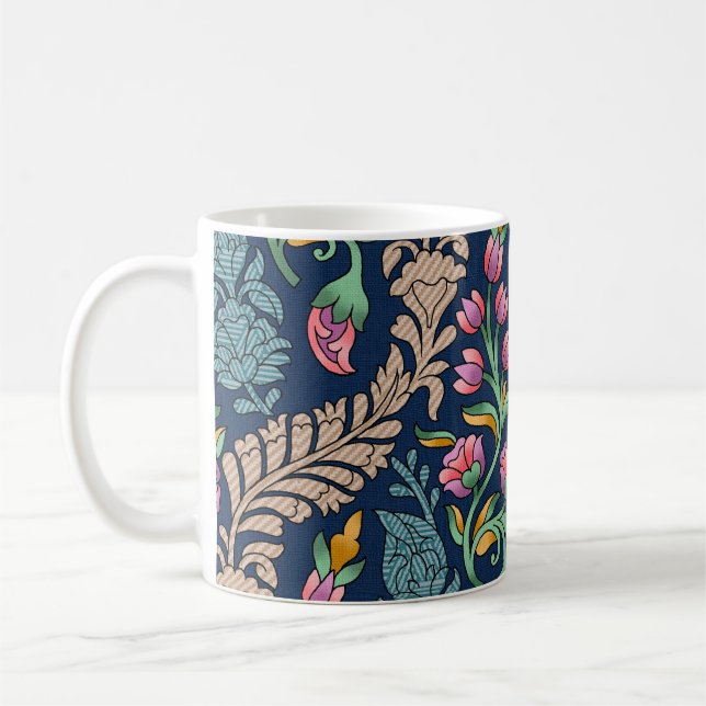 Traditional Mughal Allover Designart,mönster,flora Kaffemugg (Vänster)