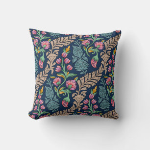 Traditional Mughal Allover Designart,mönster,flora Kudde