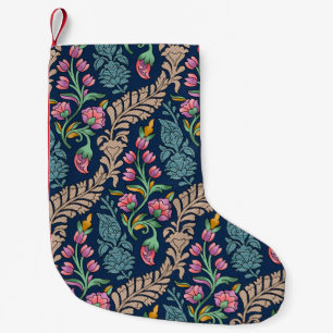 Traditional Mughal Allover Designart,mönster,flora Liten Julstrumpa