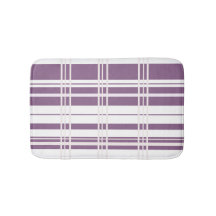 Traditional Plaid Plum, Blush Pink, White