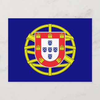 Traditional Portugal Coat of Arms Patriotic Gift Vykort