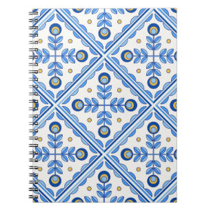 Traditional Portugal Lissabon azulejo keramiska pl Anteckningsbok