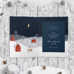 Traditional Rustic Navy Red Winter God jul Helgkort<br><div class="desc">Traditional Rustic Navy Red Winter God jul</div>