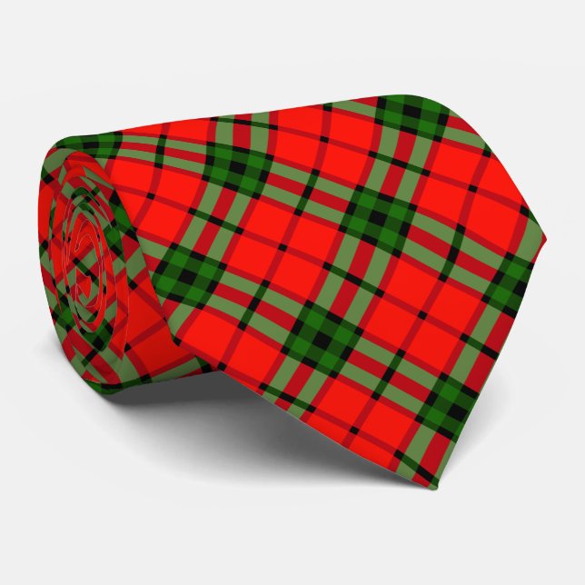 Traditional Tartan christmas Tie Slips (Rullad)