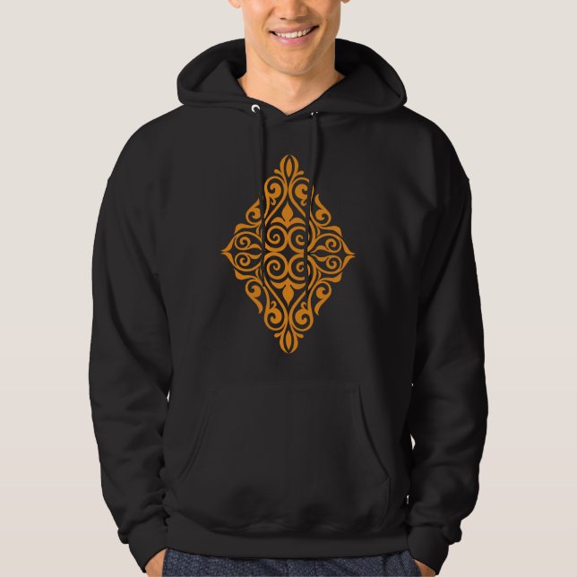 Traditional Tattoo Art Inspired Design Hoodie (Framsida)