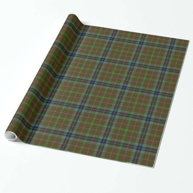 Traditional Thomson Tartan Play Wrapping Papper Presentpapper (Utrullad)