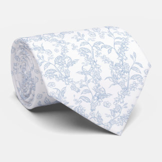 Traditional Toile-De-Jouy Chinoiserie Pattern Slips