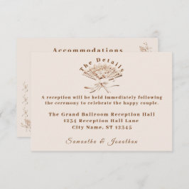 Traditional Victorian Bröllop Tilläggskort