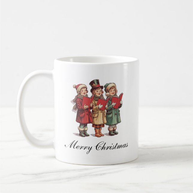 Traditional Vintage Christmas Kaffemugg (Vänster)