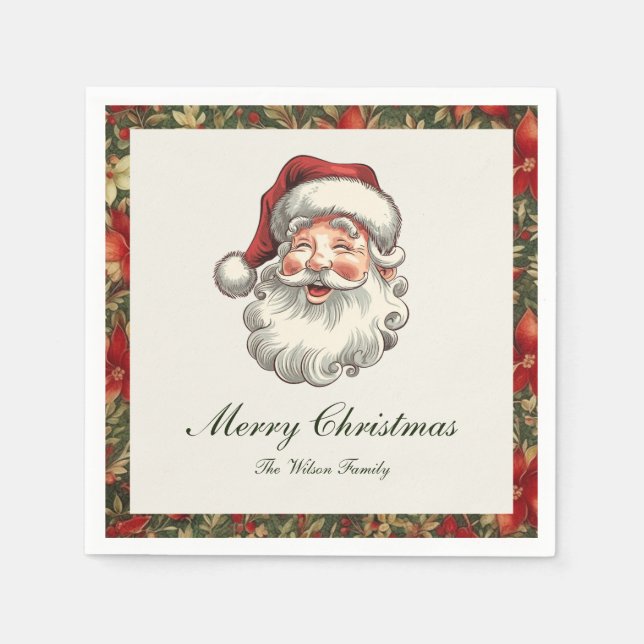 Traditional Vintage Christmas Pappersservett (Framsidan)