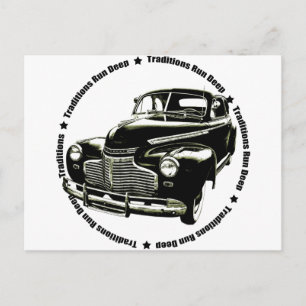 traditionell 1941 Chevy Coupe Vykort