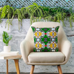 Traditionell afrikansk konst Ndebele-Afrika Kudde