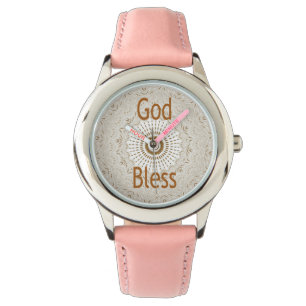 Traditionell afrikansk Motif Design Art-utskrift Armbandsur