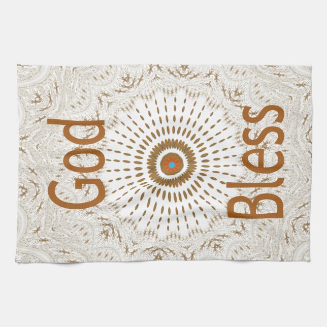 Traditionell afrikansk Motif Design Art-utskrift Kökshandduk (Horisontell)