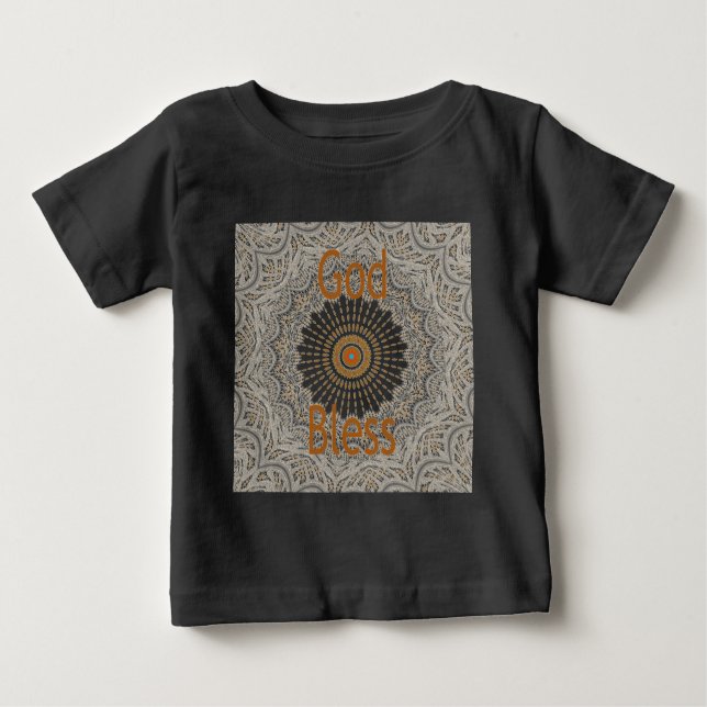 Traditionell afrikansk Motif Design Art-utskrift T-shirt (Framsida)