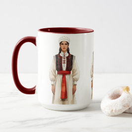 Traditionell albansk kostymporträtt | Arv C Mugg
