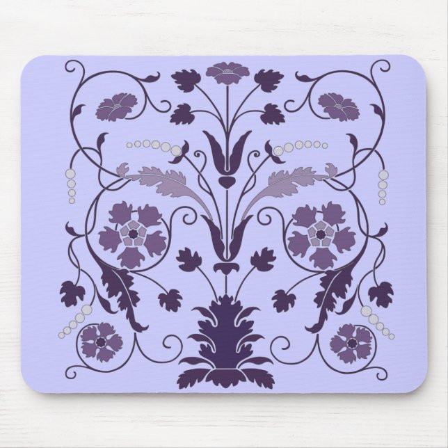 Traditionell amerikansk folkart Mönster Mousepad Musmatta (Framsidan)