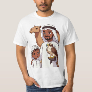 Traditionell arabisk falkjakt t shirt