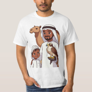 Traditionell arabisk falkjakt t shirt