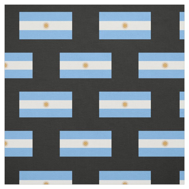 Traditionell Argentina-Flagga Tyg (Provkarta)