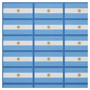 Traditionell Argentina flagga Tyg