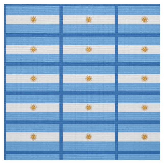 Traditionell Argentina flagga Tyg (Provkarta)