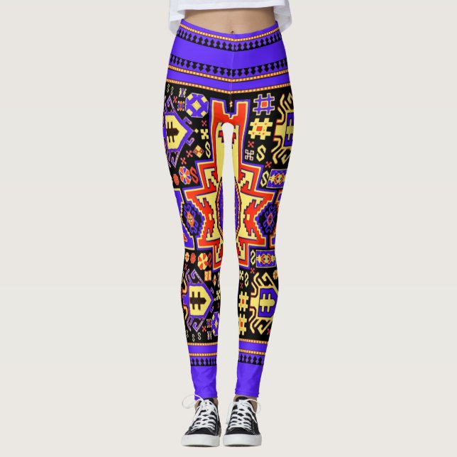 Traditionell armenisk konst leggings (Framsida)