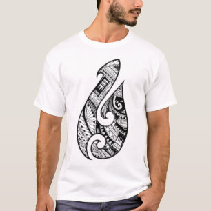 Traditionell autentisk Maori-tatuering. Nya Zeelan T Shirt