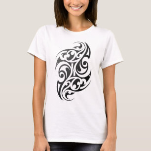 Traditionell autentisk Maori-tatuering. Nya Zeelan T Shirt