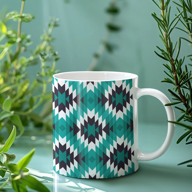 Traditionell Aztec Mönster Kaffemugg (Mugs)