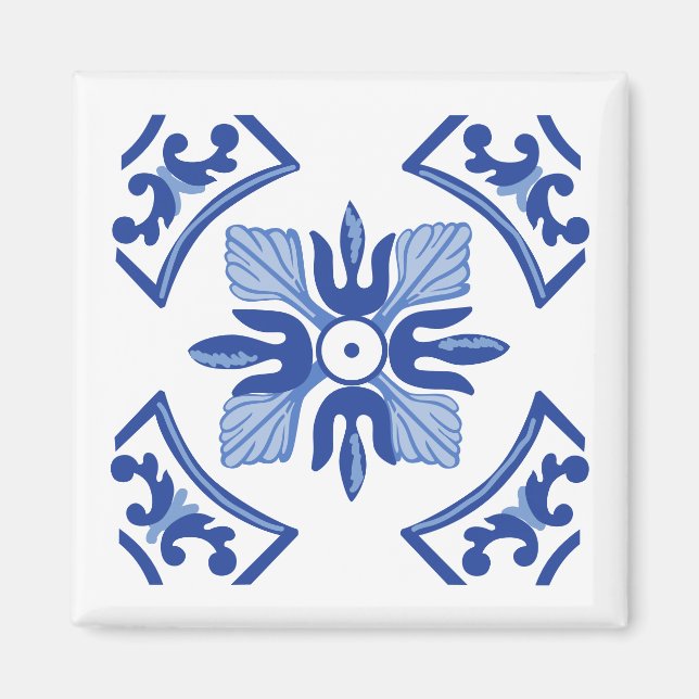 Traditionell Azulejo Magnet (Framsidan)