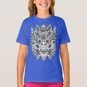 Traditionell balinesisk barongmask t shirt