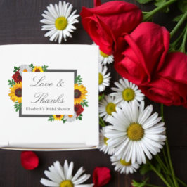 Traditionell bröllopsfest med blommor presentaskar