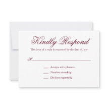 Traditionell Burgundy Formell Elegant Bröllop