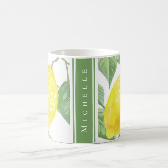 Traditionell Citron Träd Personlig Kaffemugg (Center)