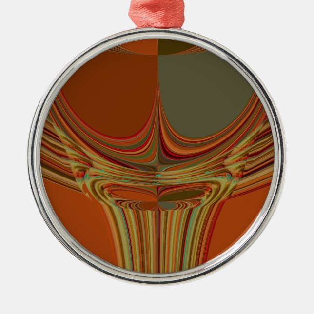  traditionell Contemporary av jorden Julgransprydnad Metall (Framsidan)