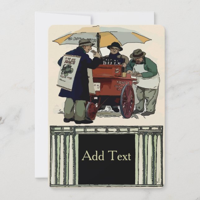 Traditionell Cookout Party Inbjudningar (Framsida)