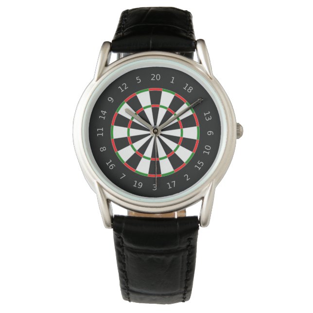 Traditionell design för Dartboard-sport Armbandsur (Framsida)
