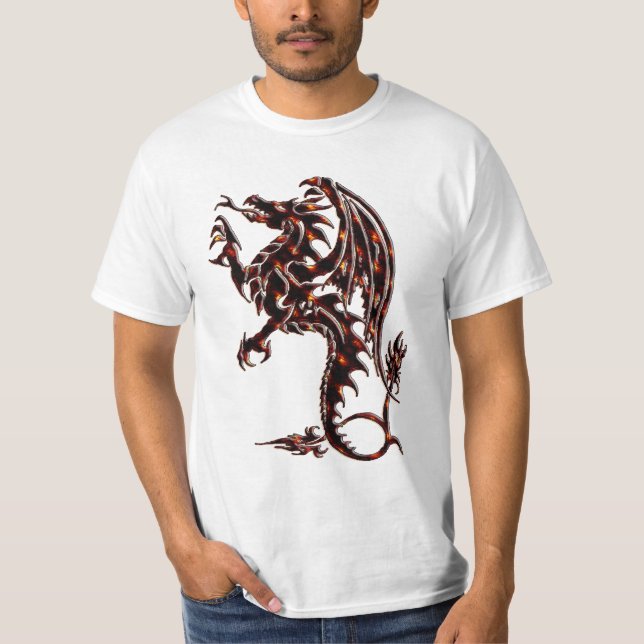 Traditionell drakeT-tröja Tee Shirt (Framsida)