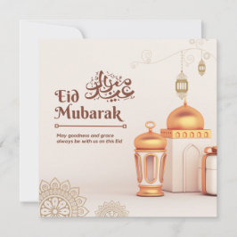 traditionell Eid-blessningskort Julkort