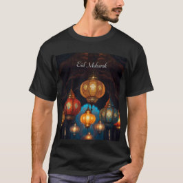 Traditionell Eid Mubarak Lanternes Manar Tshirt T Shirt