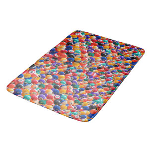 Traditionell Eightball Färg Large Bathmat Badrumsmatta