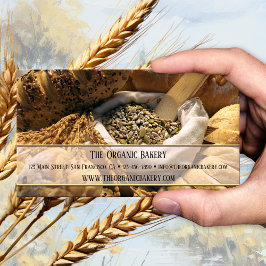 Traditionell ekologisk bread-bakeri visitkort