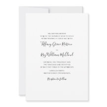 Traditionell Elegant för Fullt Bröllop i Namn