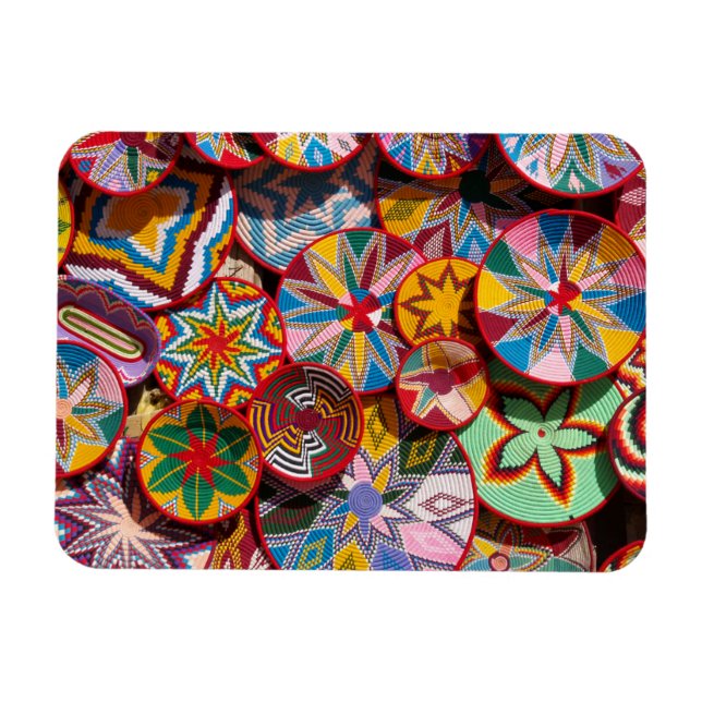 Traditionell etiopisk Basket Magnet (Horisontell)